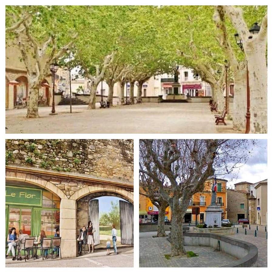 Charmant T2 Tout Confort Au Centre Du Village ! Florensac Bagian luar foto